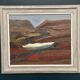 Original Swedish Oil on Panel – “Rustic Landscape” by Thage Carlson – Signed – Vintage & Framed – 72 × 61 cm (28.3" × 24")