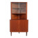 Vintage Danish teak corner cabinet with display case, 1960s