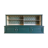 Art deco shelf duck green