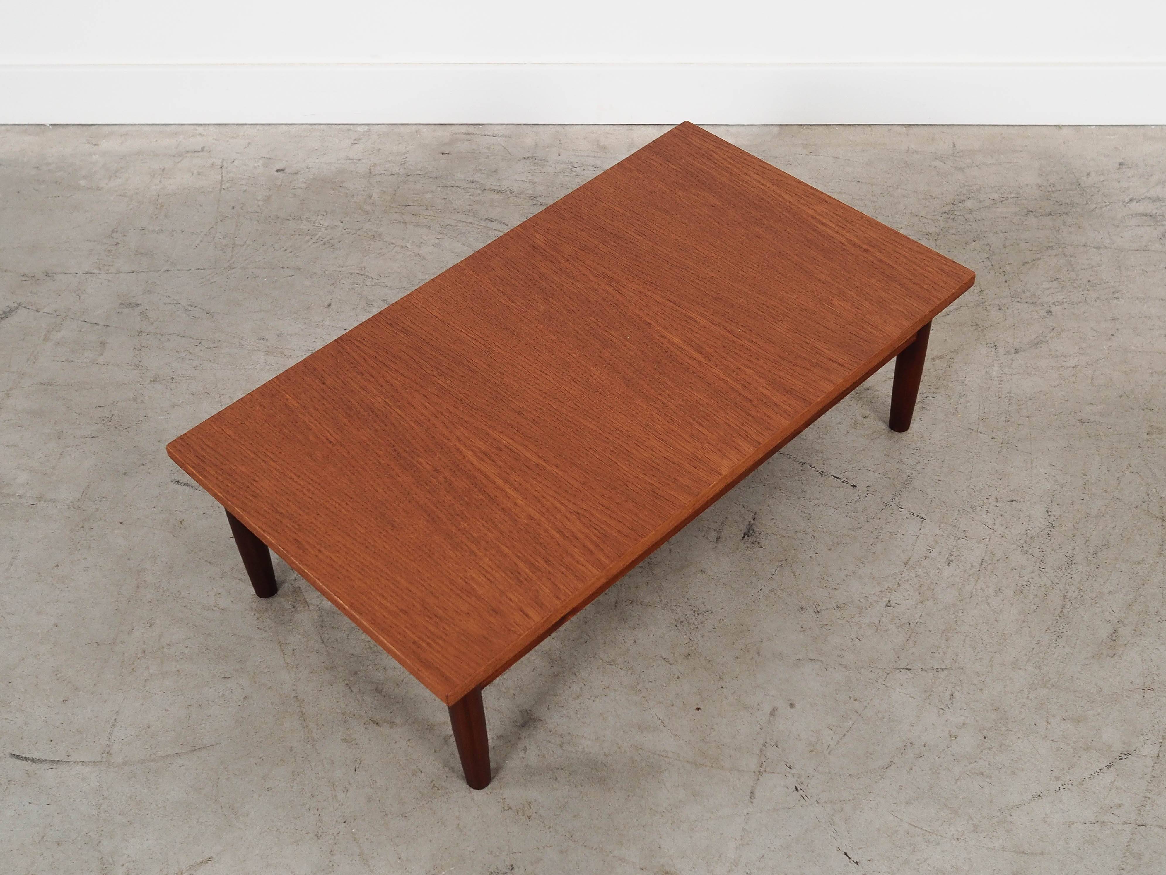 Oak coffee table, Danish design, 1970s, made in Denmark