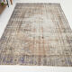 6x9 distressed wool vintage rug 292x191cm