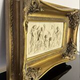 Marble bas-relief, Barbedienne Fondeur, Paris 1859