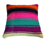 Vintage turkish kilim cushion cover 40 x 40 cm