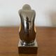 Antique GALOS Sculpture Grey & Gold Porcelain Design Decoration