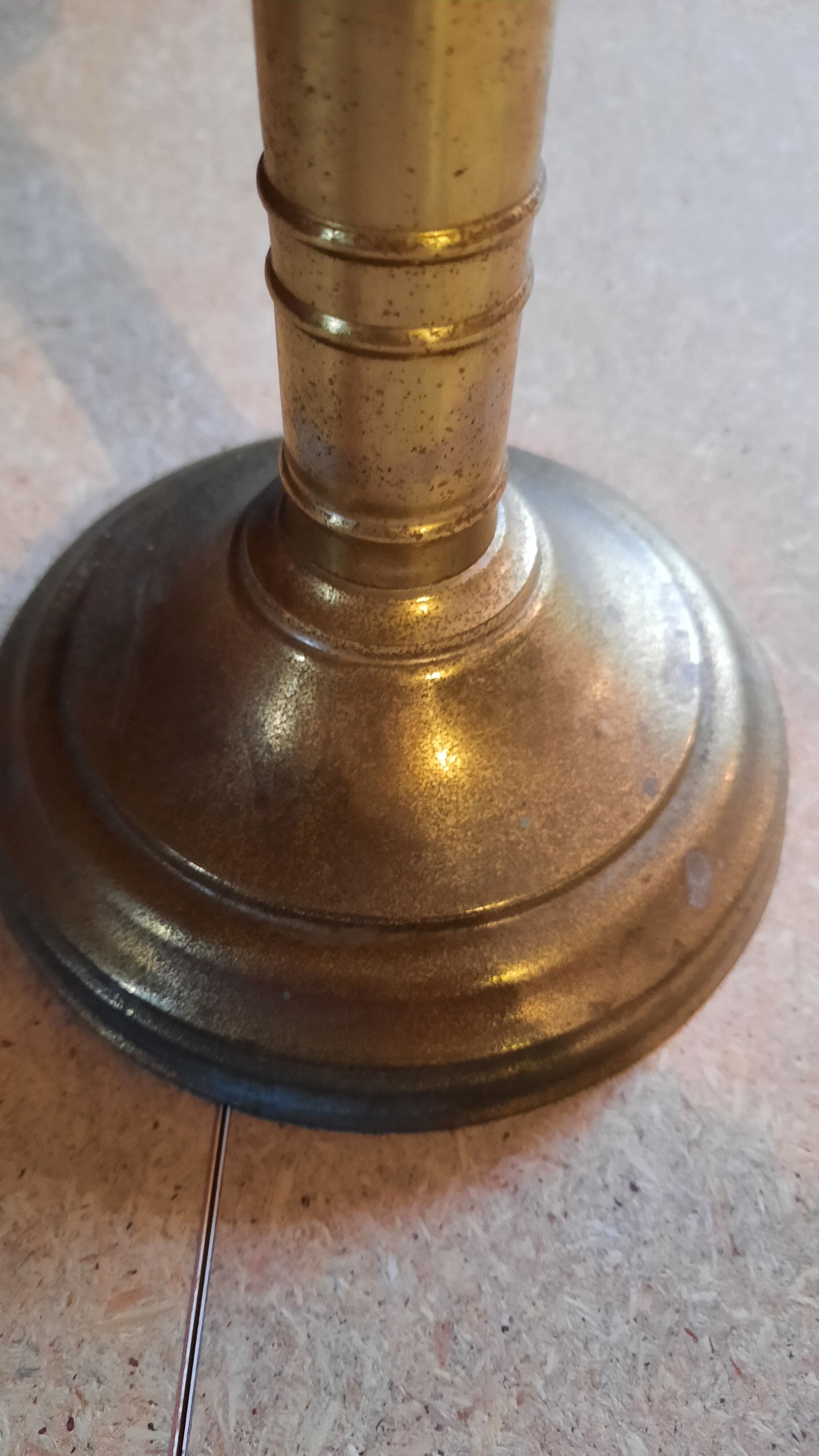 Brass kerosene lamp