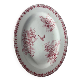 Onnaing Moisson iron earth oval presentation dish