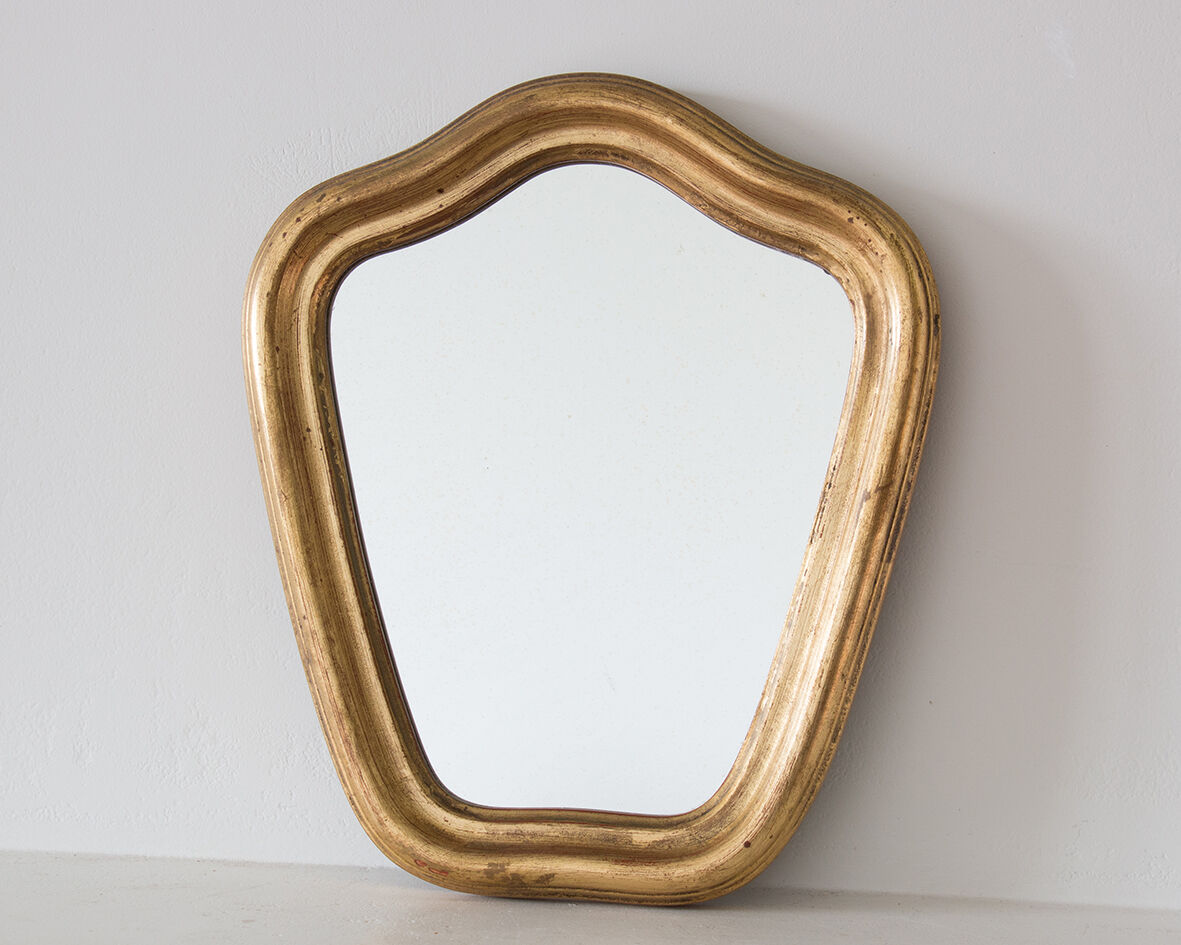 Golden mirror - 28 x 23 cm