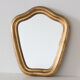 Miroir doré - 28 x 23 cm