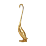 Vintage brass Swan