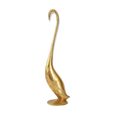 Cygne en laiton vintage