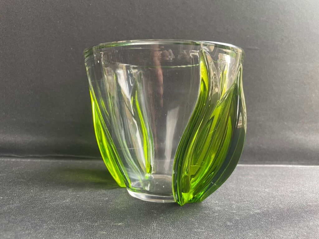 Vase Lalique – Model 2 Tulips - Lined crystal