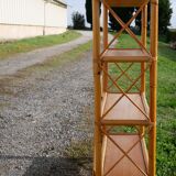 Vintage rattan shelf