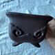 Rectangular cascade bonsai pot unglazed ceramic