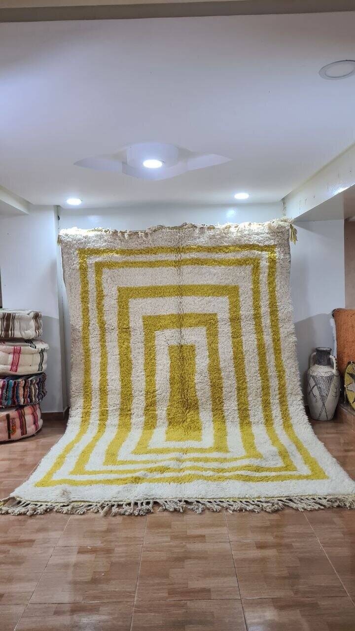Handmade Beni Ouarain rug 300x200 cm