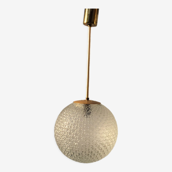 Vintage Big Light Chandelier Ceiling Pendant Lamp 60s Midcentury Brussel Style