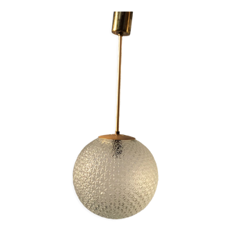 Vintage Big Light Chandelier Ceiling Pendant Lamp 60s Midcentury Brussel Style