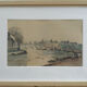 The Seine in Paris. Watercolour by Henri NOIZEUX (1871-?).
