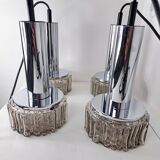 P105 Staff Leuchten 1970s vintage space age pendant light for kitchen or living room
