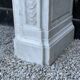 Napoleon III fireplace in Carrara marble