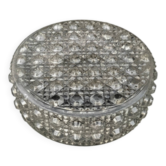 Plafonnier rond applique murale minimaliste vintage verre transparent bulles