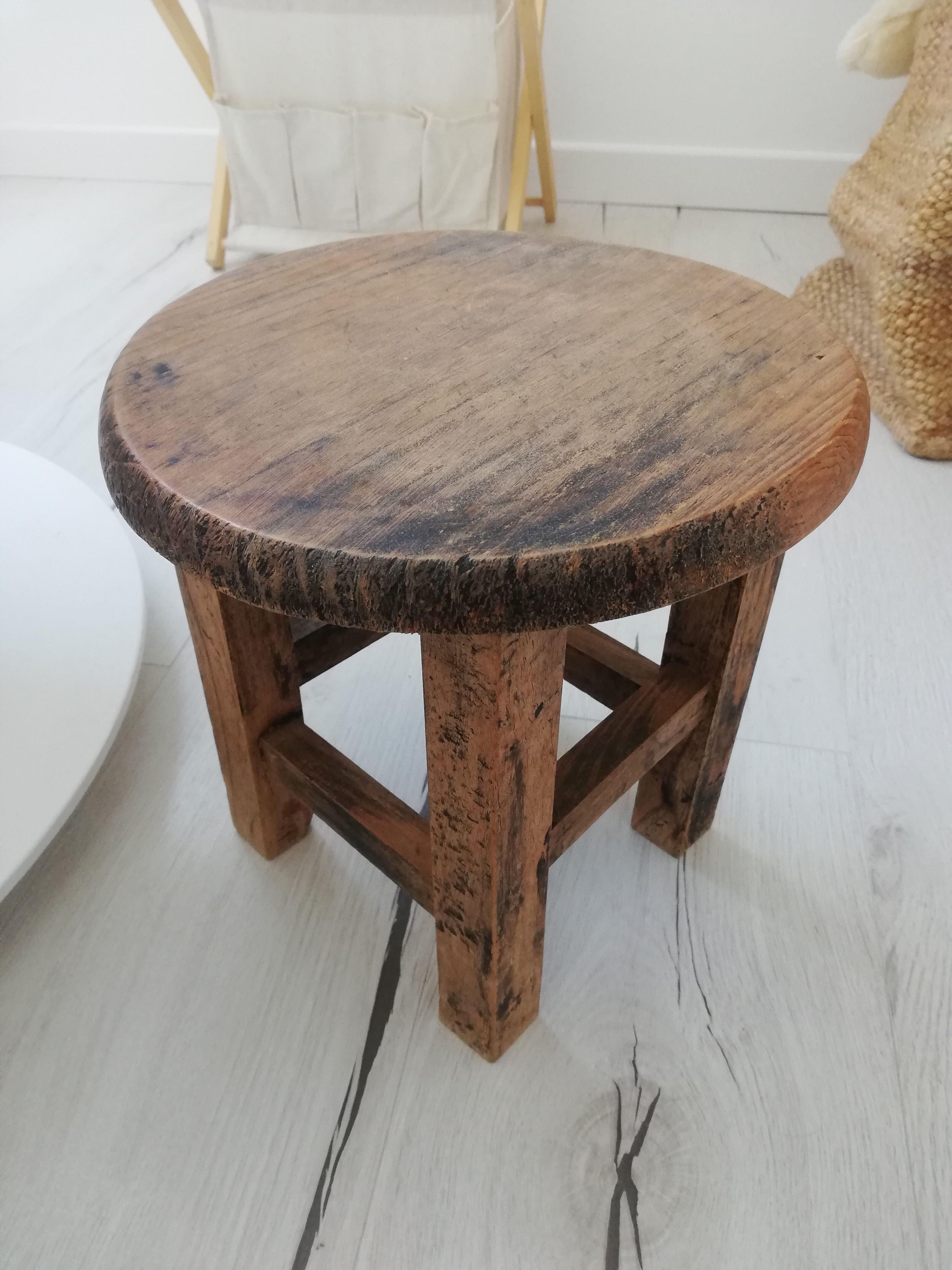 Vintage farm stool