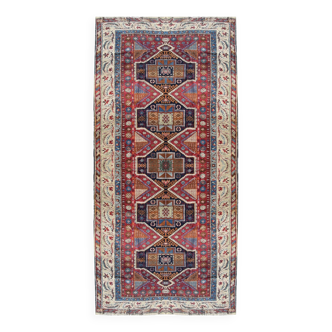 Old Turkish rug from Kurdish tribe made by the Reshvan/Reshwan tribes in Anatolia