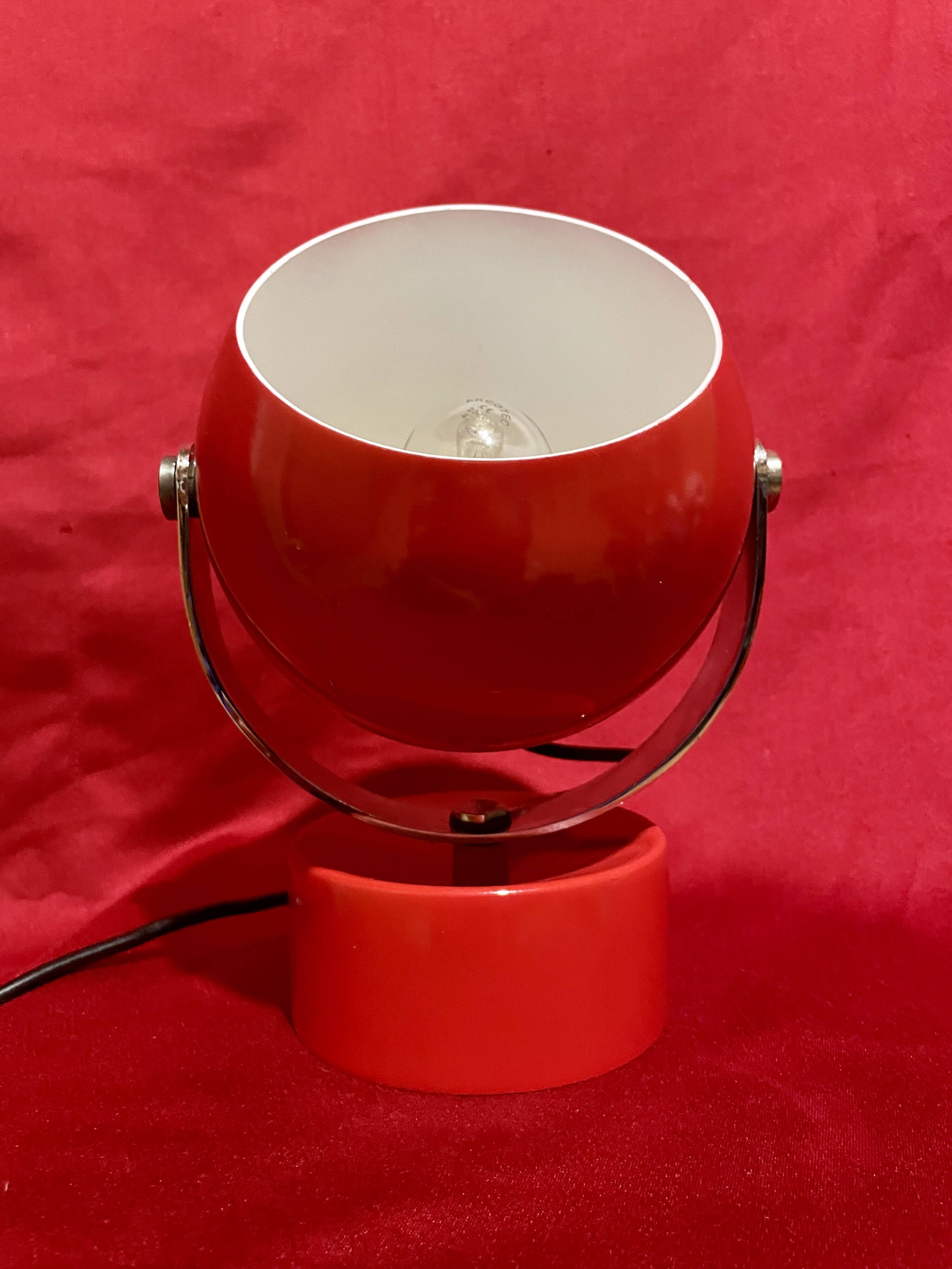 Eyeball table lamp, 1970s