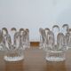 Pair of Scandinavian candle holders "Sun flower" by Goran warff 1960