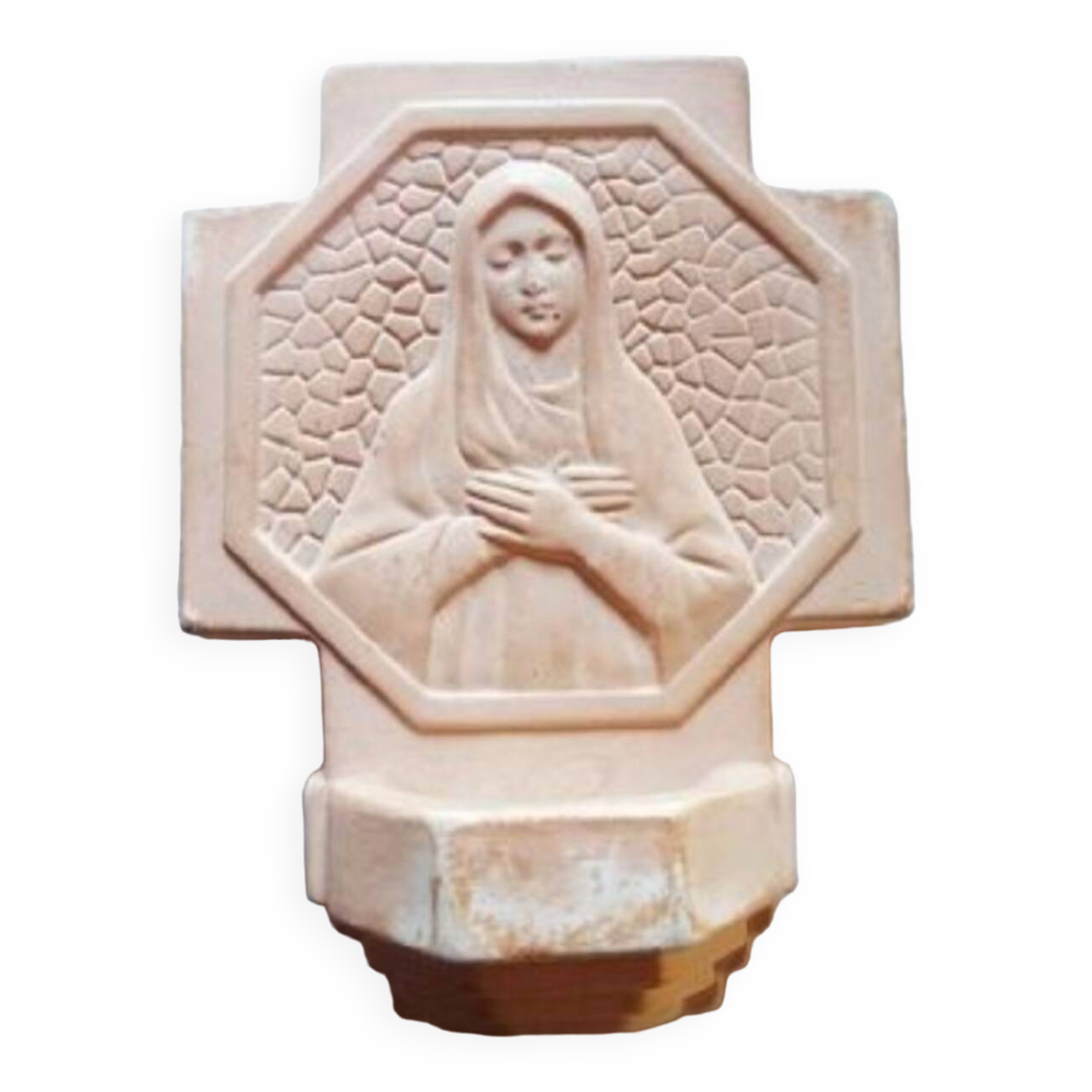 Art Deco Holy Water Font