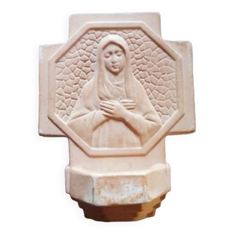 Art Deco Holy Water Font