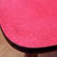 Pedestal table in formica and solid wood