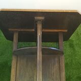 Old table in art deco chene