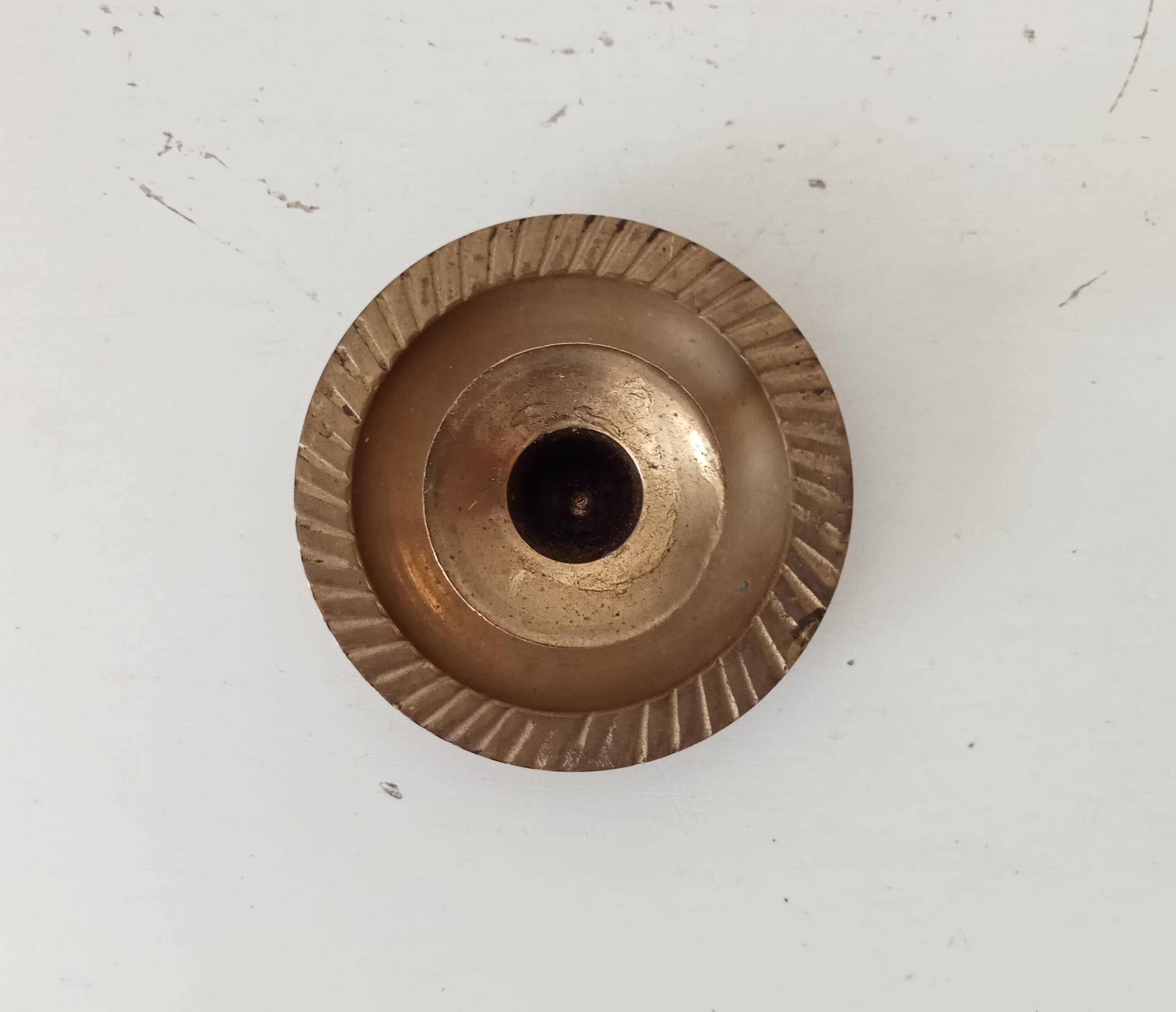 Vintage brass candle holder
