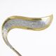 Maison Honoré. Gilded brass floor lamp. Circa 1970.