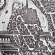 Reproduction vintage, Lutetia Parisiorum Urbis, 1618, d'après Sebastian Munster, 105 x 73 cm