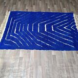 Moroccan rug in natural wool 2.5x1.5 m