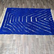 Moroccan rug in natural wool 2.5x1.5 m