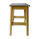 Tabouret des années 50 en bois dans sa couleur d'origine