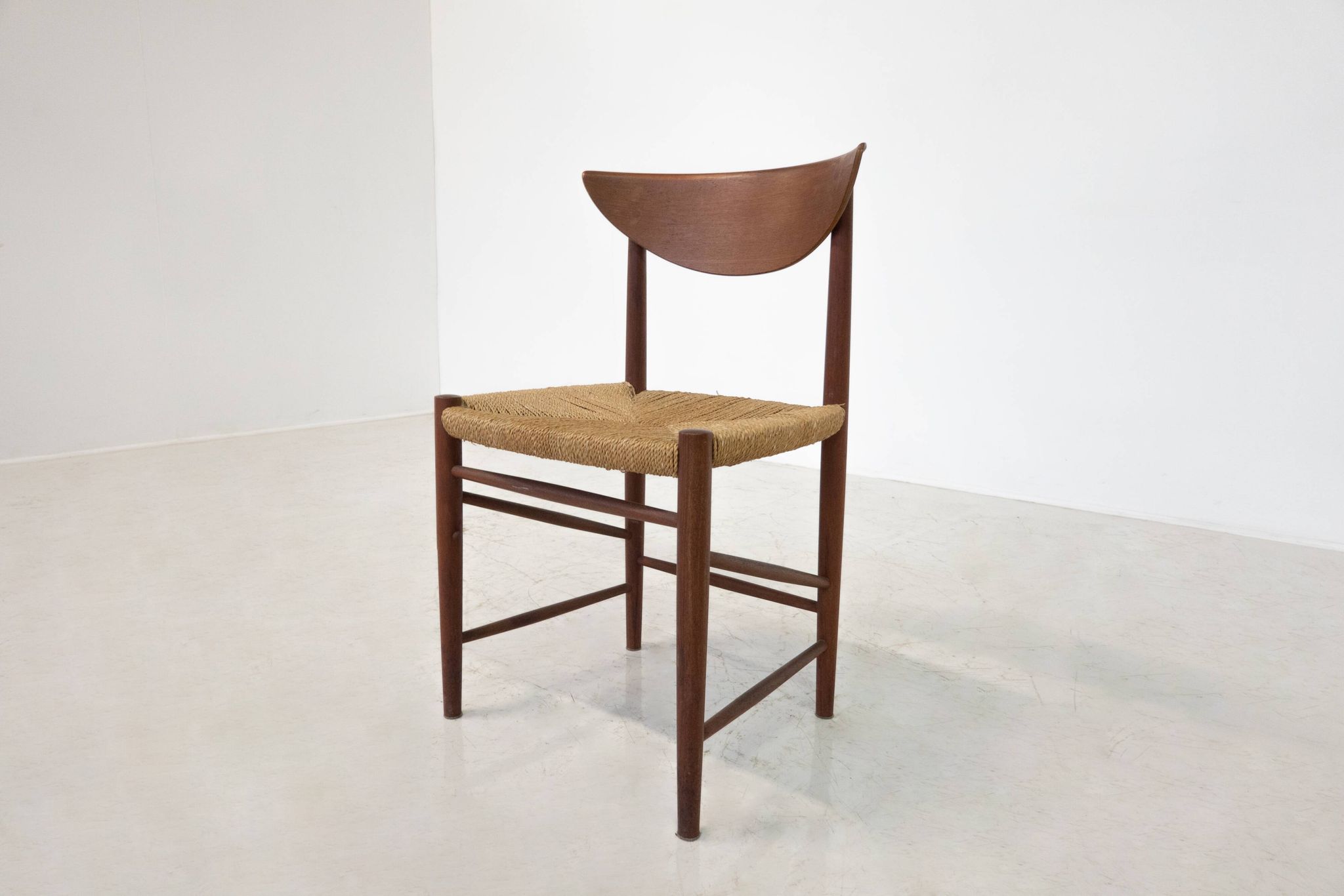 Mid-Century Set of 6 Chairs Model 316 by Peter Hvidt & Orla Mølgaard Nielsen for Søborg Møbelfabrik