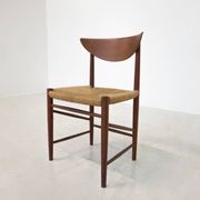 Mid-Century Set of 6 Chairs Model 316 by Peter Hvidt & Orla Mølgaard Nielsen for Søborg Møbelfabrik