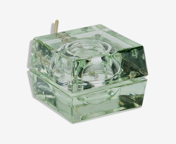 Lampe Cubosfera en verre circa 1990