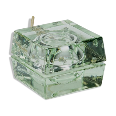 Lampe Cubosfera en verre circa 1990