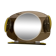 Mirror with glass sconces
