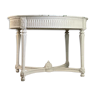 Painted carved wooden planter, circa 1900