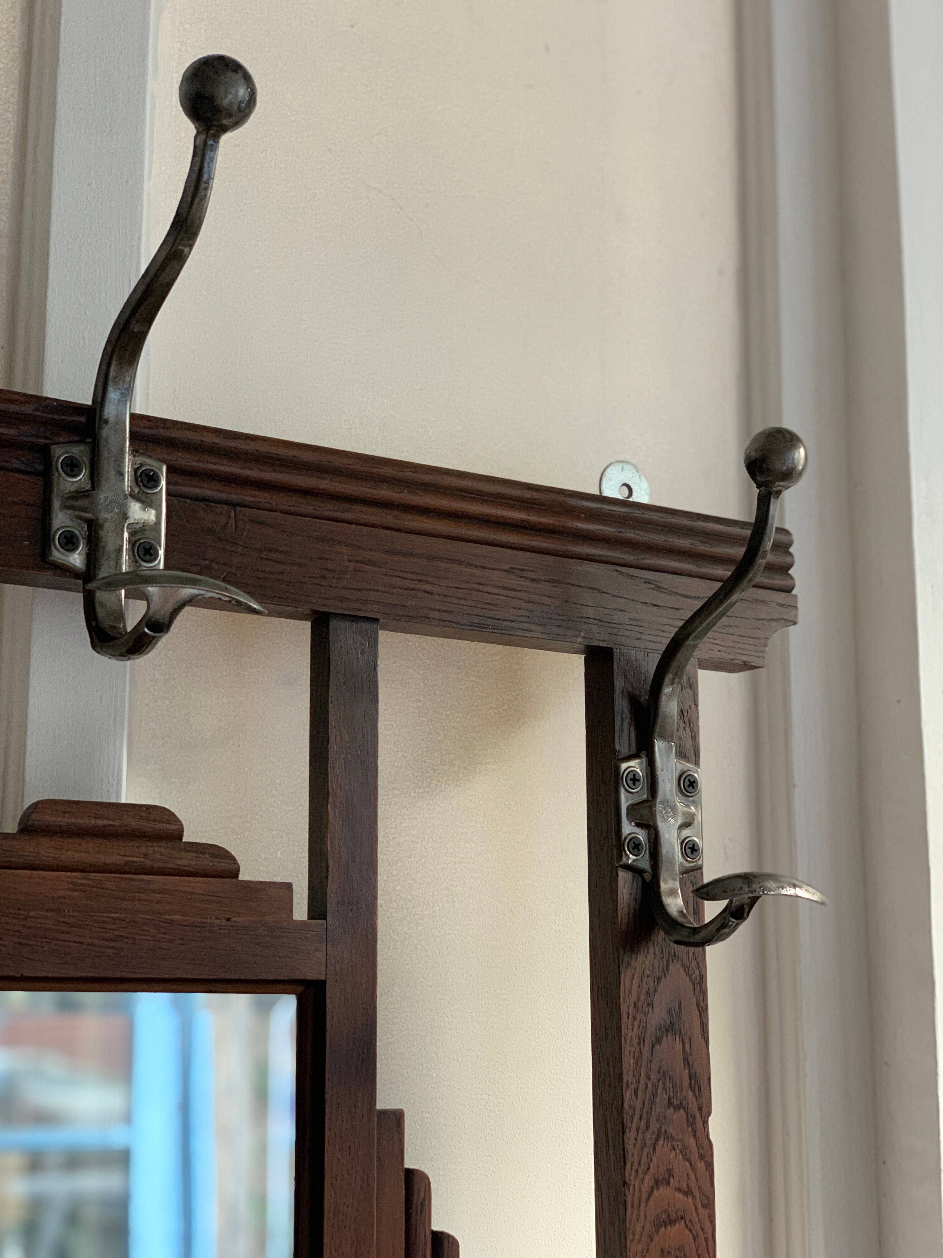 Art Deco cloakroom coat rack