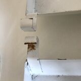 Pair of glass slab and brass design sconces 70