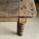 Oak console, 19th century draper table
