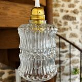Modern vintage glass globe pendant light