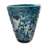 Vintage ceramic pot cache Fat Lava 60s