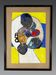 Sonja sekula (1918-1963) oil painting on paper abstract composition
